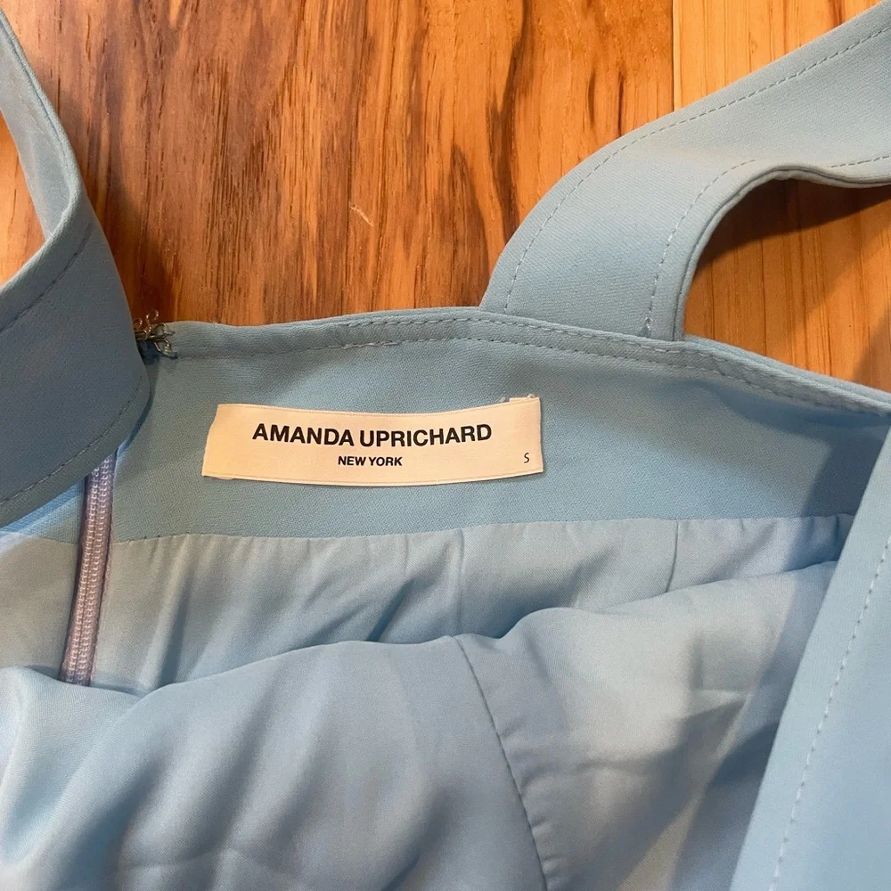 Amanda Uprichard Light Blue Mini Dress - Picture 2 of 3